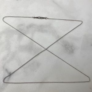 19” Sterling‎ silver Chain